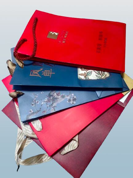 Emboss Paper Stationery Products Paper Bag Printing With Lamination UV And Stamping