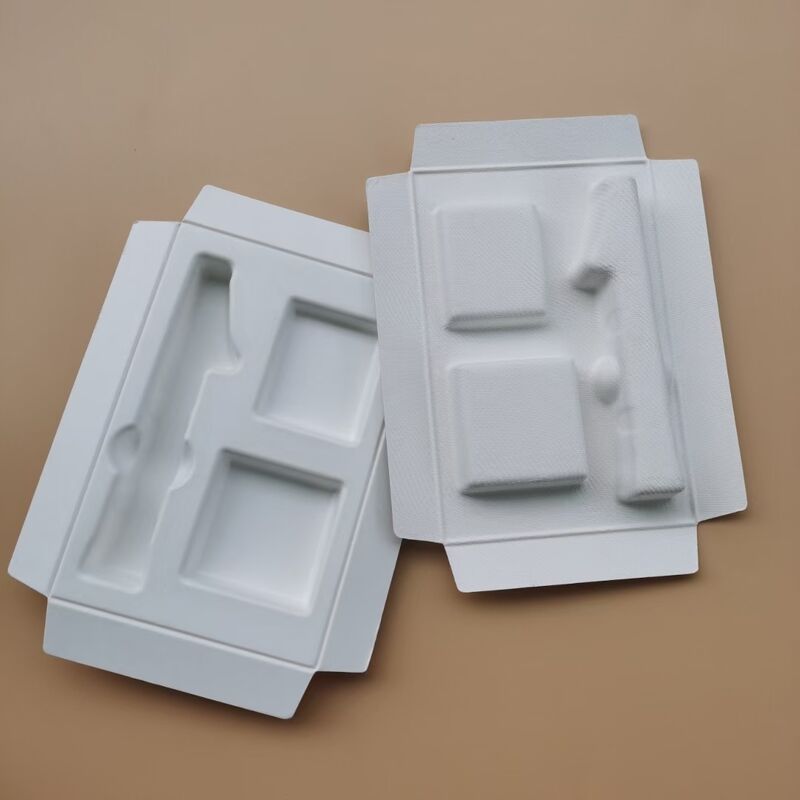 Eco Friendly Moulded Pulp Tray Biodegradable Protection For Electronic Products