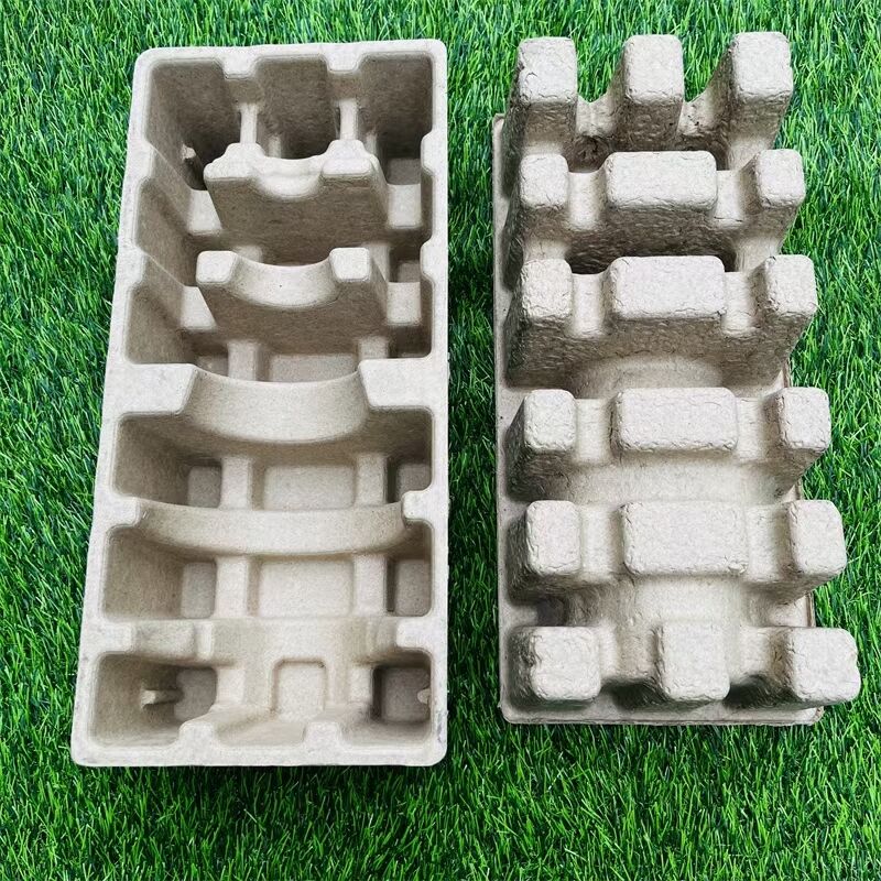 Eco Friendly Moulded Pulp Tray Biodegradable Protection For Electronic Products