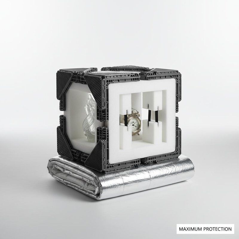 Rigid Shipping Packaging Materials Durable Protective Layers Providing Maximum Protection for Fragile and Valuable Goods
